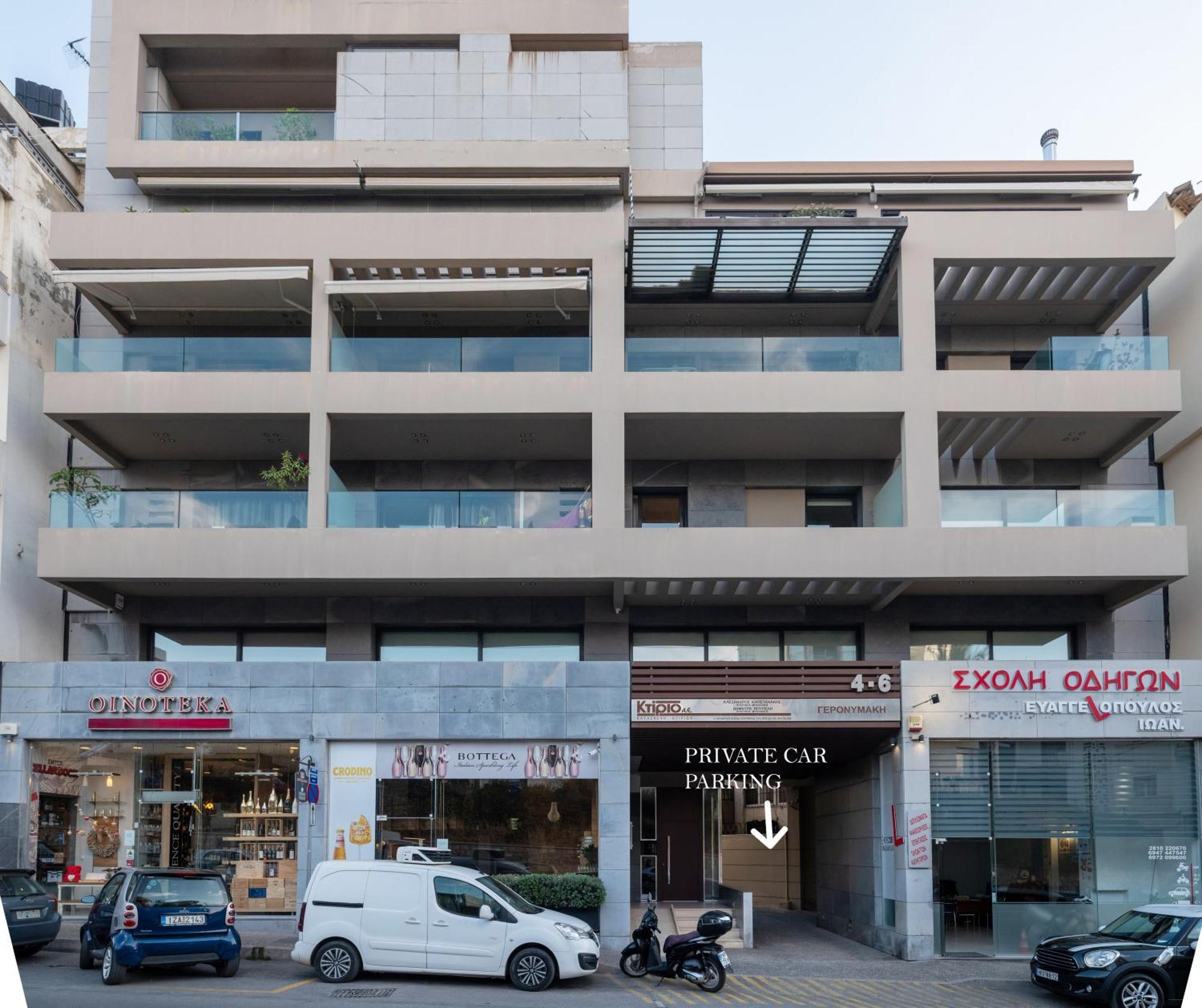 Onyx City Center Apartment With Parking Candia Esterno foto
